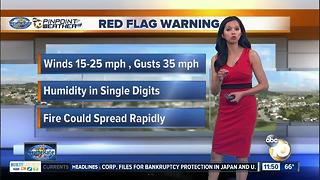 10News Pinpoint Weather Midday with Melissa Mecija