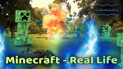 Minecraft in Real Life ⛏️🗡️🧟‍♂️🎮