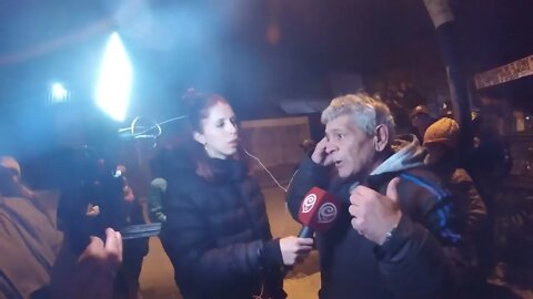 El detrás de escena de Crónica TV.