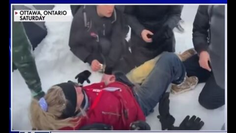 Canada Journalist BEATEN and shot with tear gas canister.