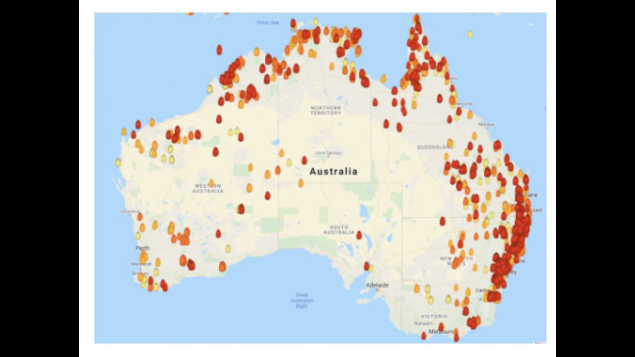 AUSTRALIA FROM EXTREME TO EXTREME -WILDFIRES TO FLOODING- LIKE IS HAPPENING MANY PLACES
