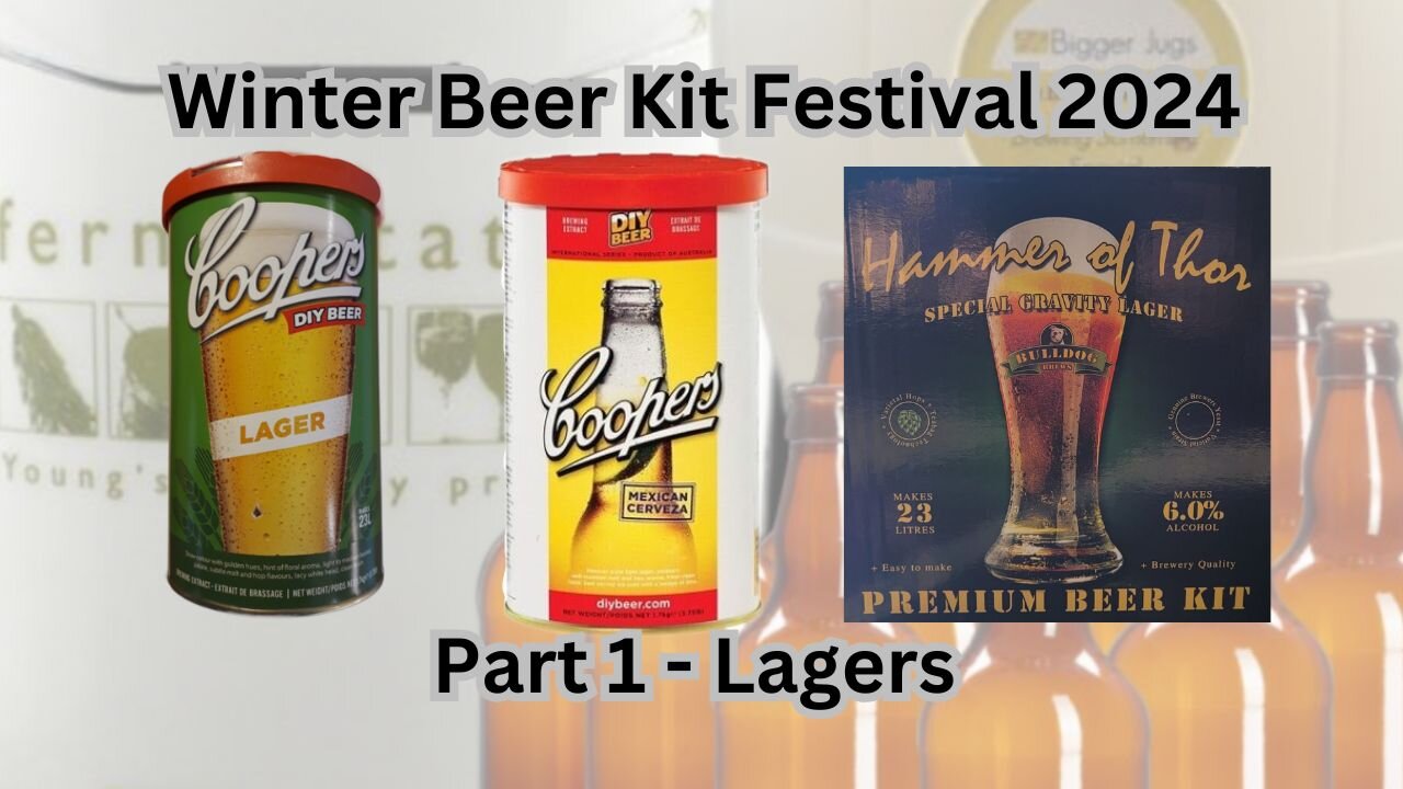 Winter Beer Kit Festival 2024 - Part 1 - Lagers