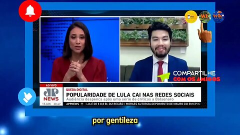 Urgente! Popularidade de Lula (PT) desaba nas redes sociais