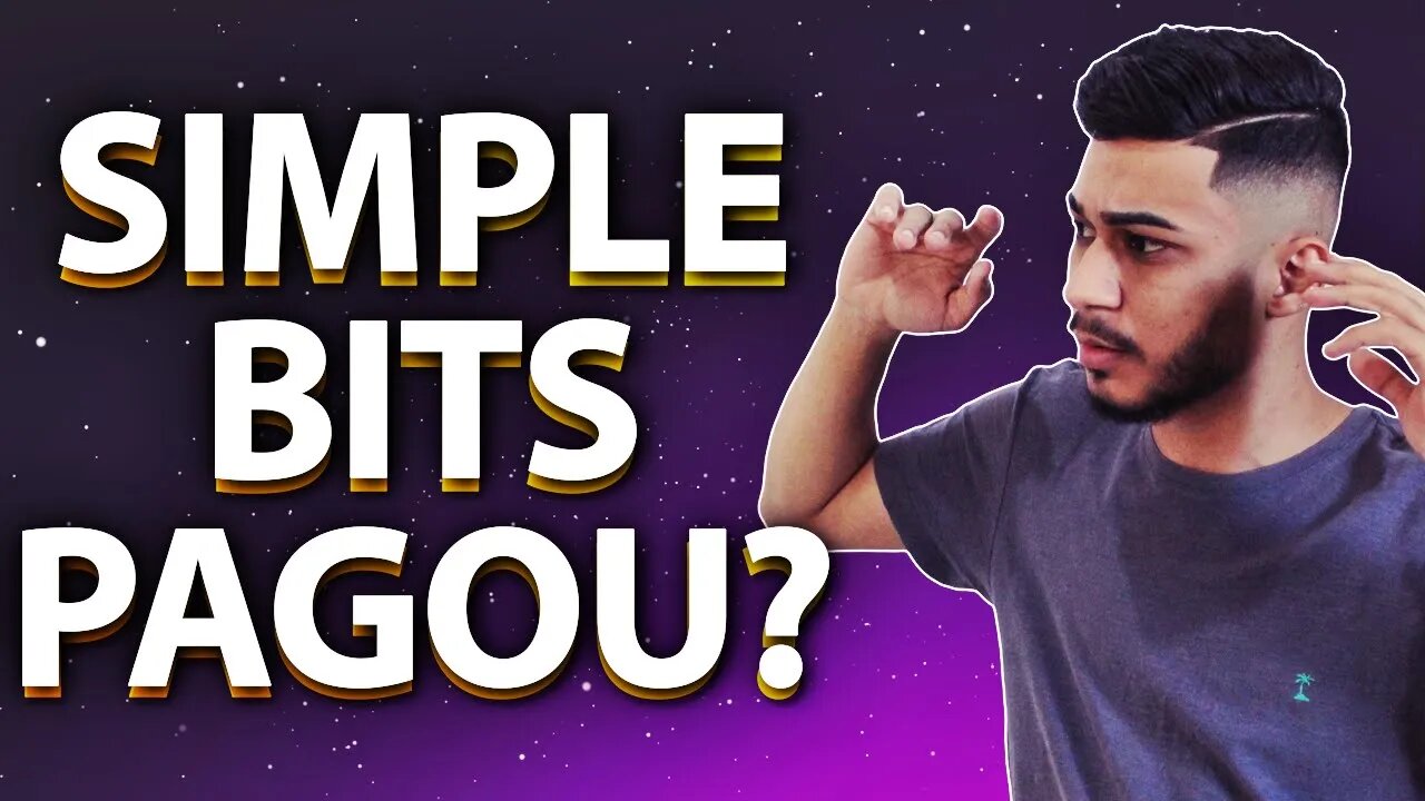 PRIMEIRO SAQUE NA SIMPLEBITS - PAGOU?!