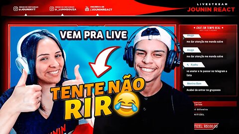 REAGINDO AOS TENTE NÃO RIR #3 😂 #VEMPRALIVE