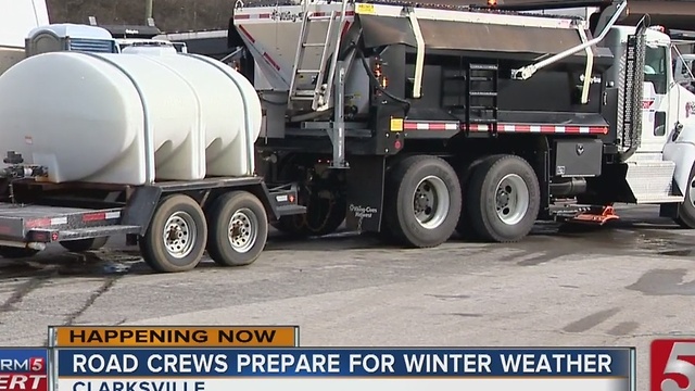 Clarksville Preps For Wintry Weather