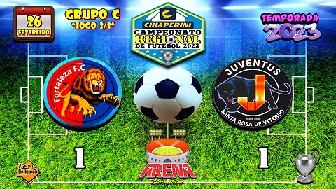 Fortaleza (Tambaú) X Juventus SRV - Campeonato Regional Chiaperini 2023 - Santa Rosa de Viterbo