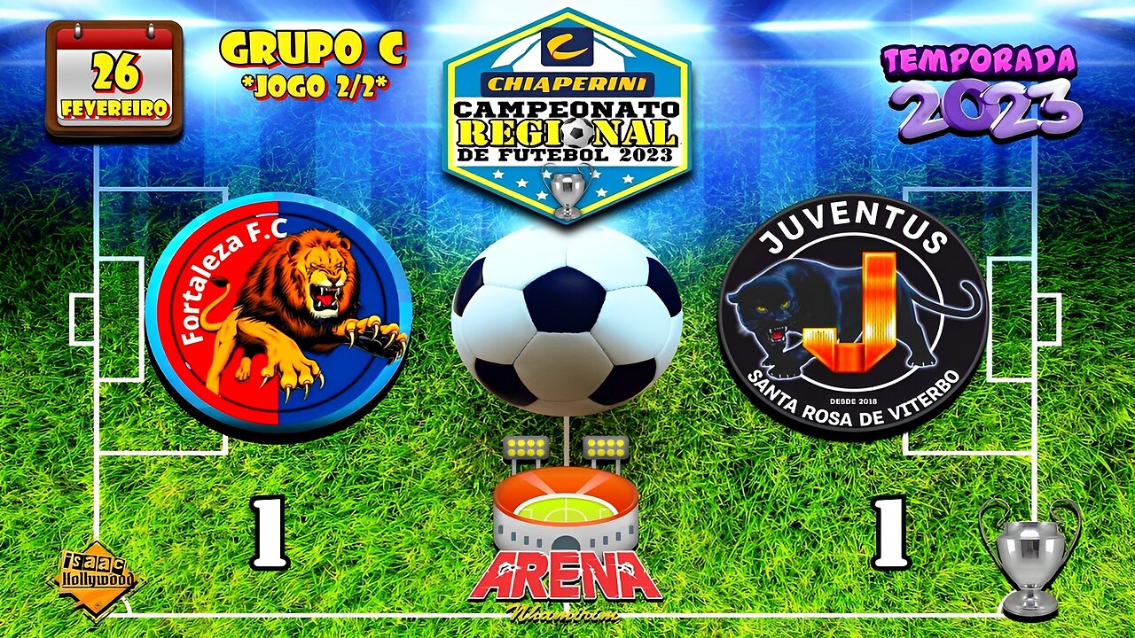 Fortaleza (Tambaú) X Juventus SRV - Campeonato Regional Chiaperini 2023 - Santa Rosa de Viterbo