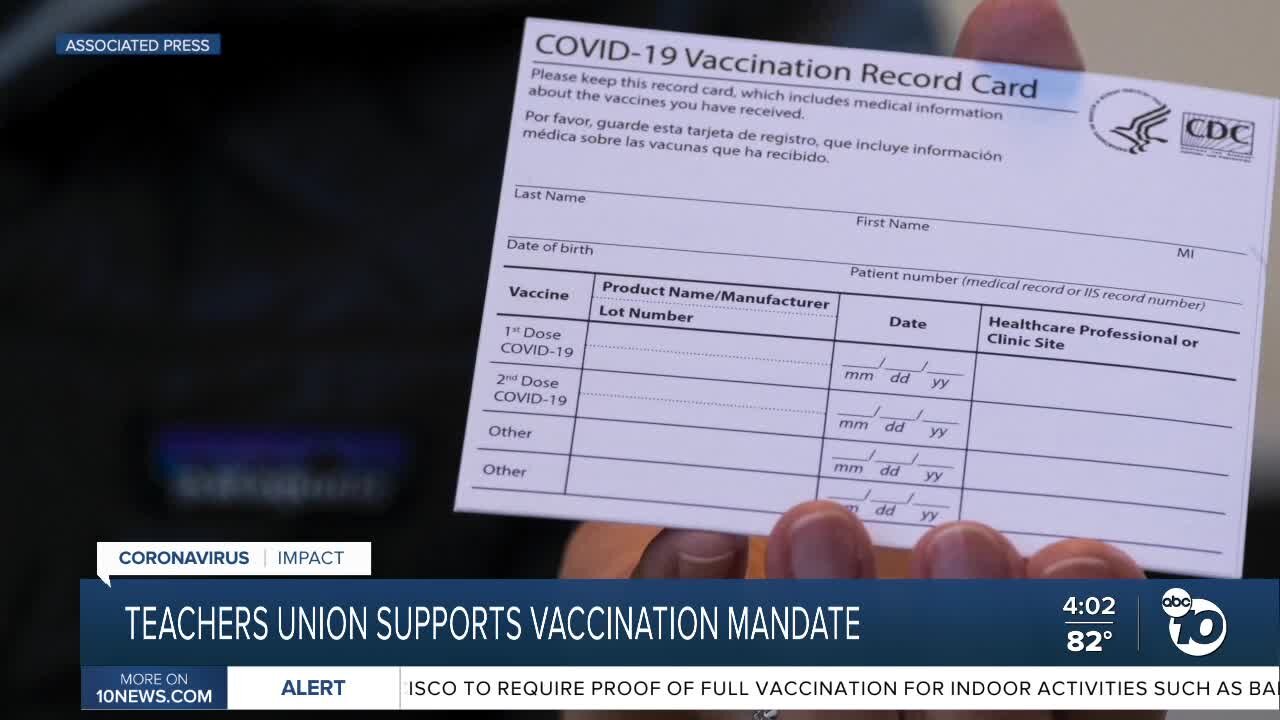 CFT union reacts to Newsom's vaccination mandate