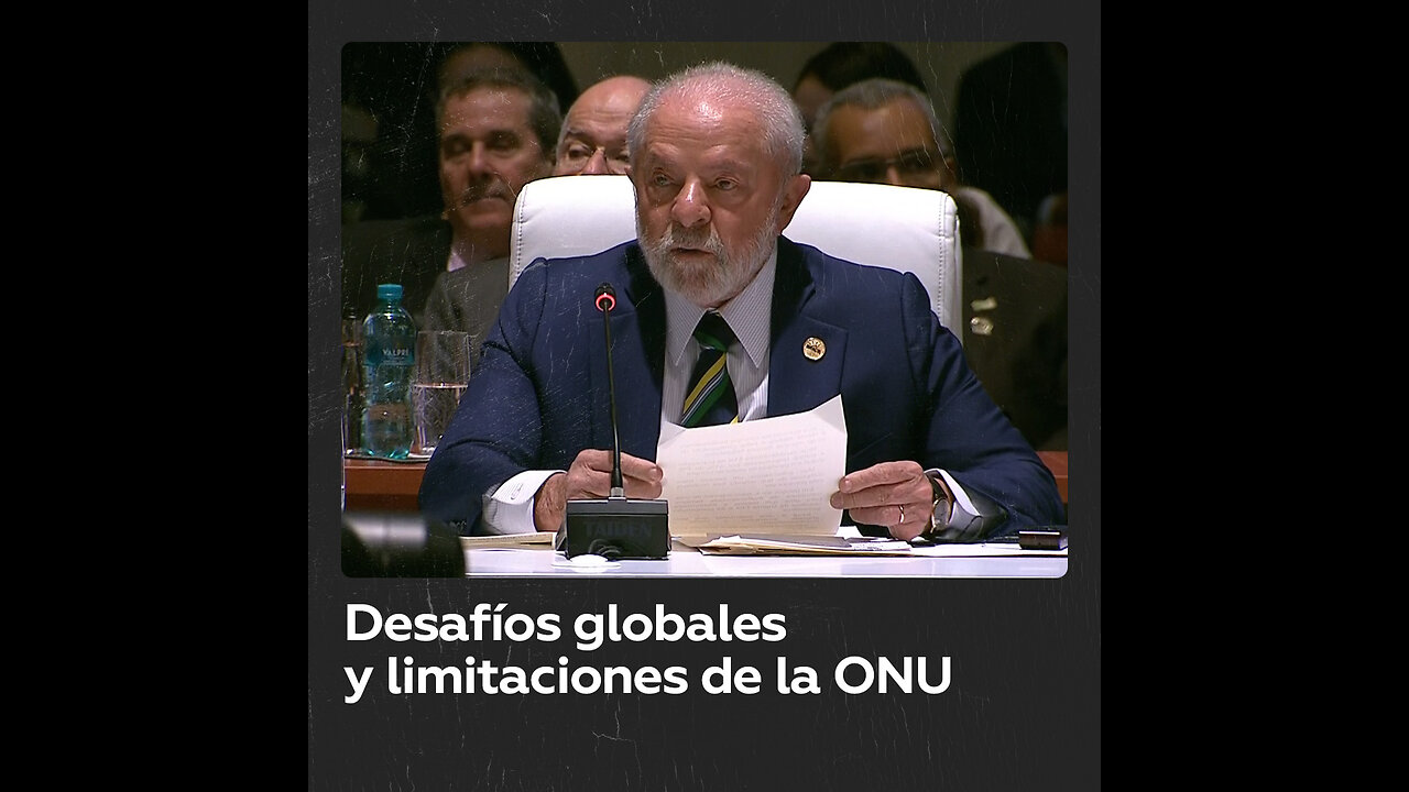 Lula: El Consejo de Seguridad de la ONU muestra sus limitaciones