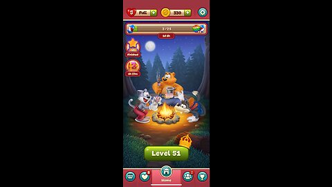 Toon Blast Level 51