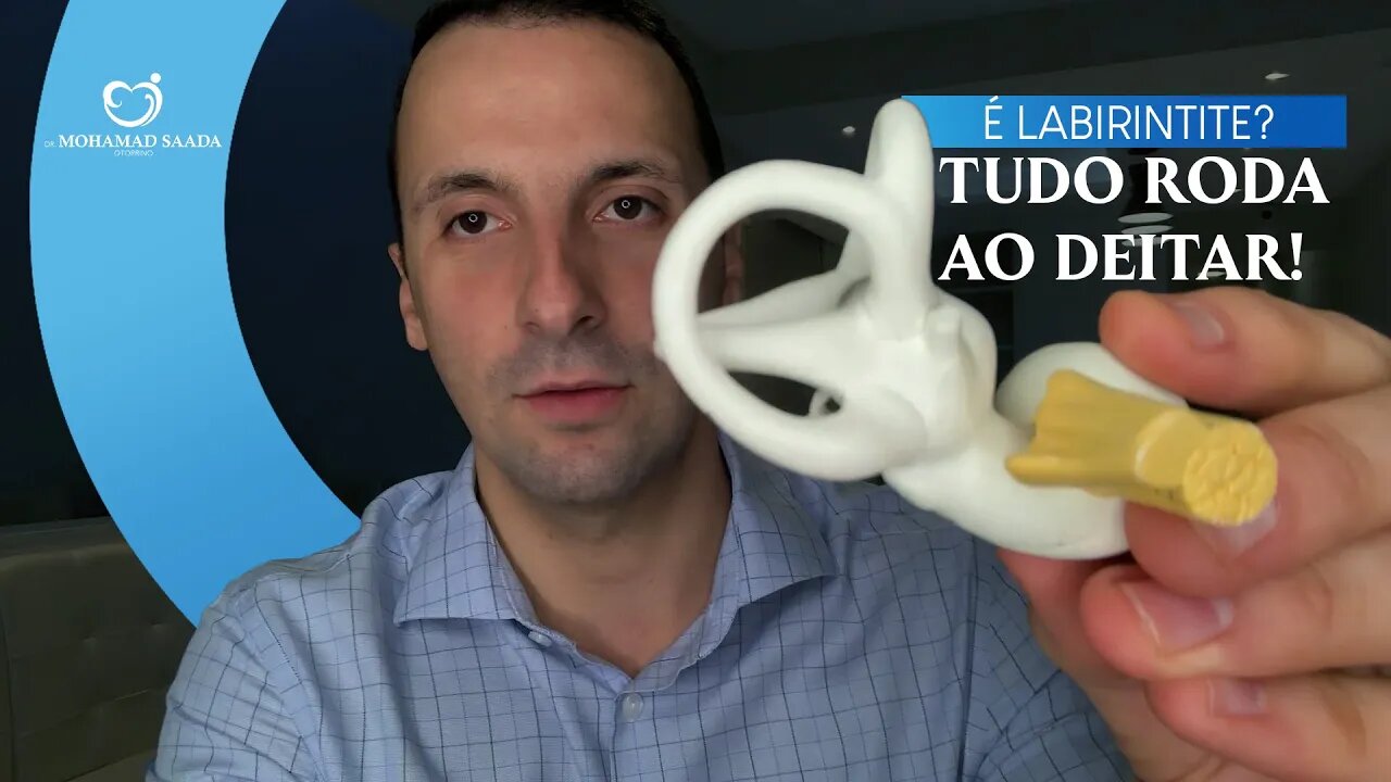 Tudo roda ao deitar? Será que é Labirintite?