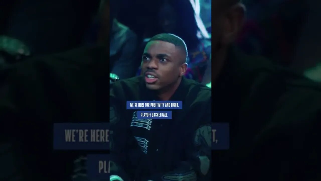 Courtside for the Playoffs on NBA Lane with Vince Staples