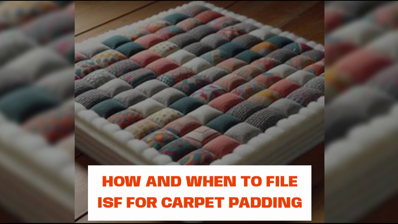 Mastering ISF Filing for Carpet Padding: A Comprehensive Guide