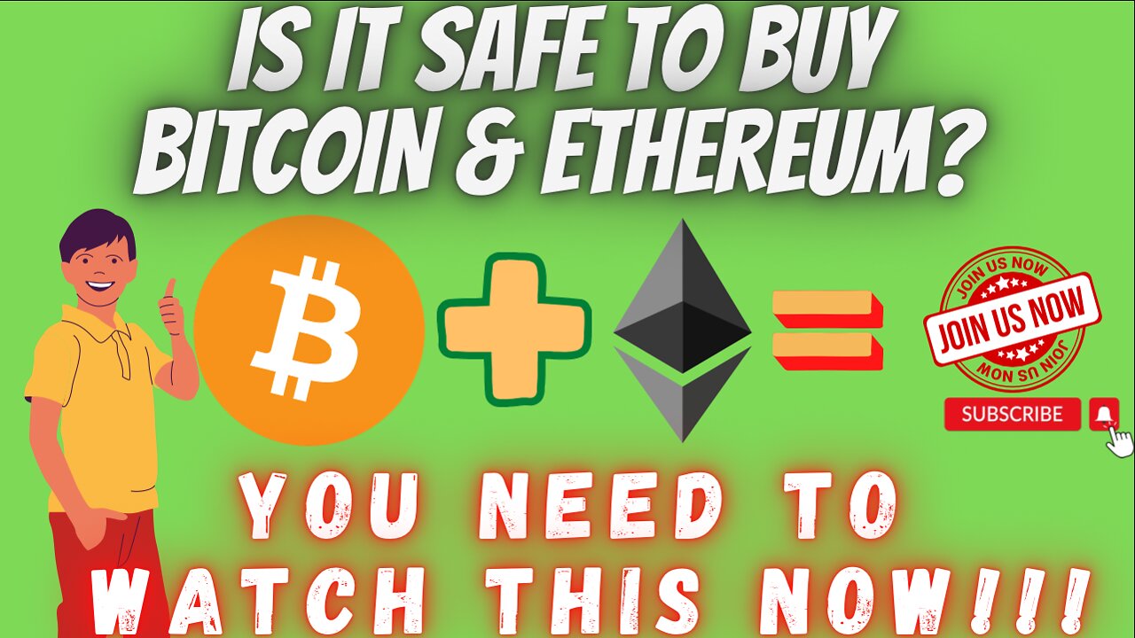 Is It Safe To Buy Bitcoin (BTC) & Ethereum (ETH) ???? WATCH NOW!!!