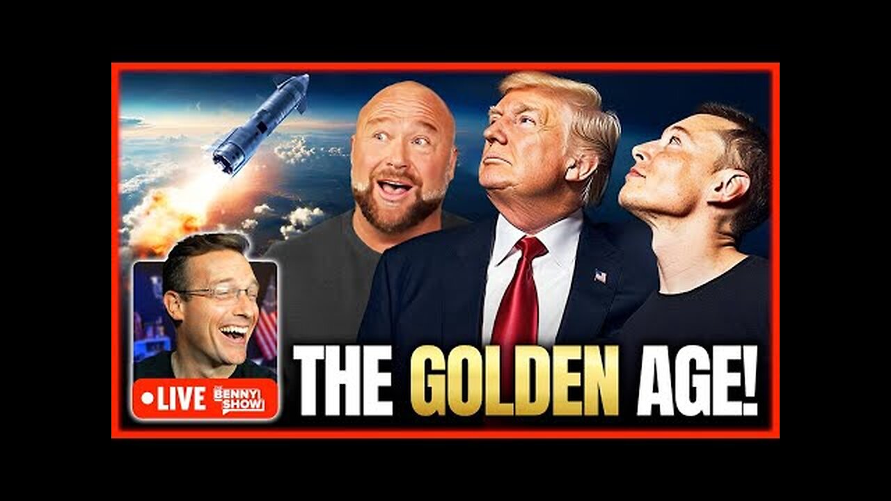 Alex Jones Reacts LIVE As Trump, Elon LAUNCH New American GOLDEN AGE