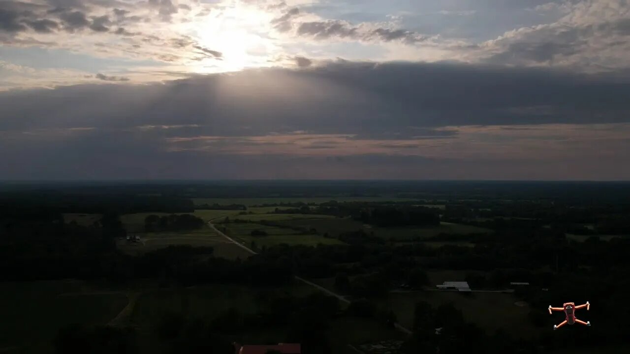 Sun through the Clouds Timelapse