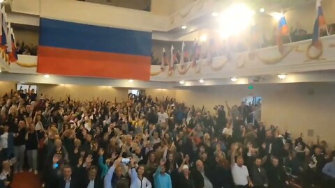 Kherson region votes for a referendum on reunification with Russia
