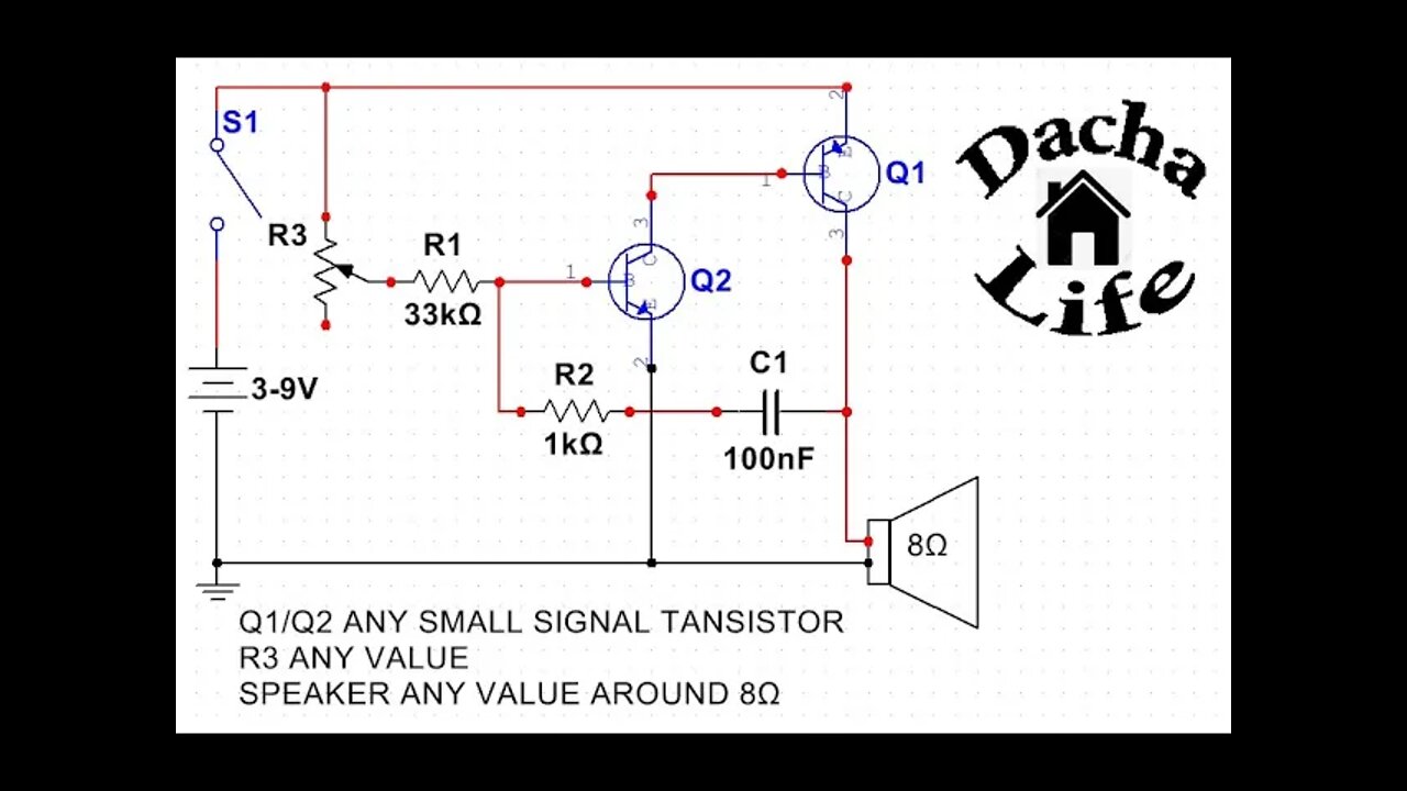 How to make a buzzer from a speaker