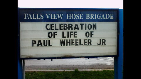 A celebration of the life of Paul Wheeler Jr.