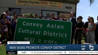 New signs promote Convoy District