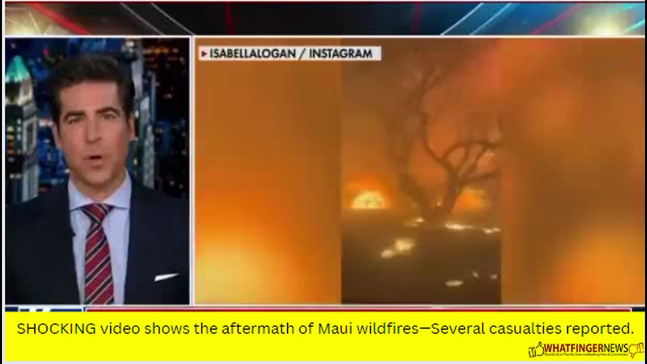 SHOCKING video shows the aftermath of Maui wildfires—Several casualties reported.