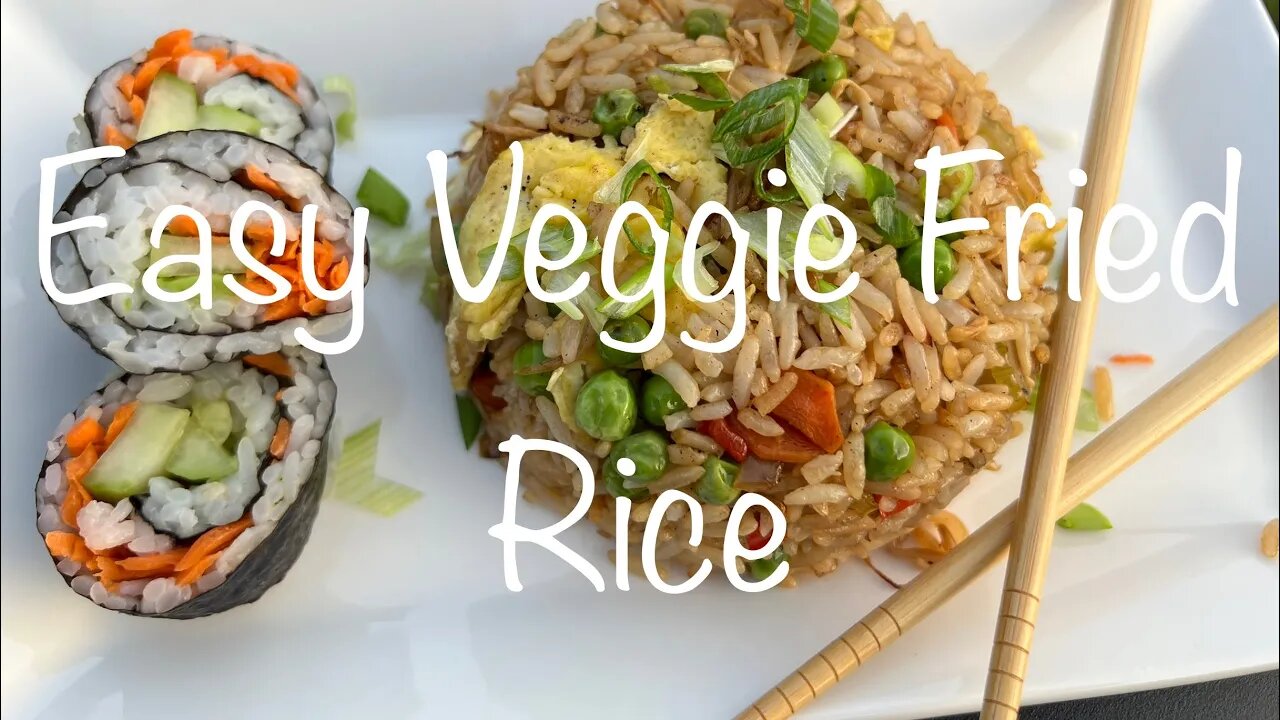 EASY VEGETABLE FRIED RICE | ALL AMERICAN COOKING