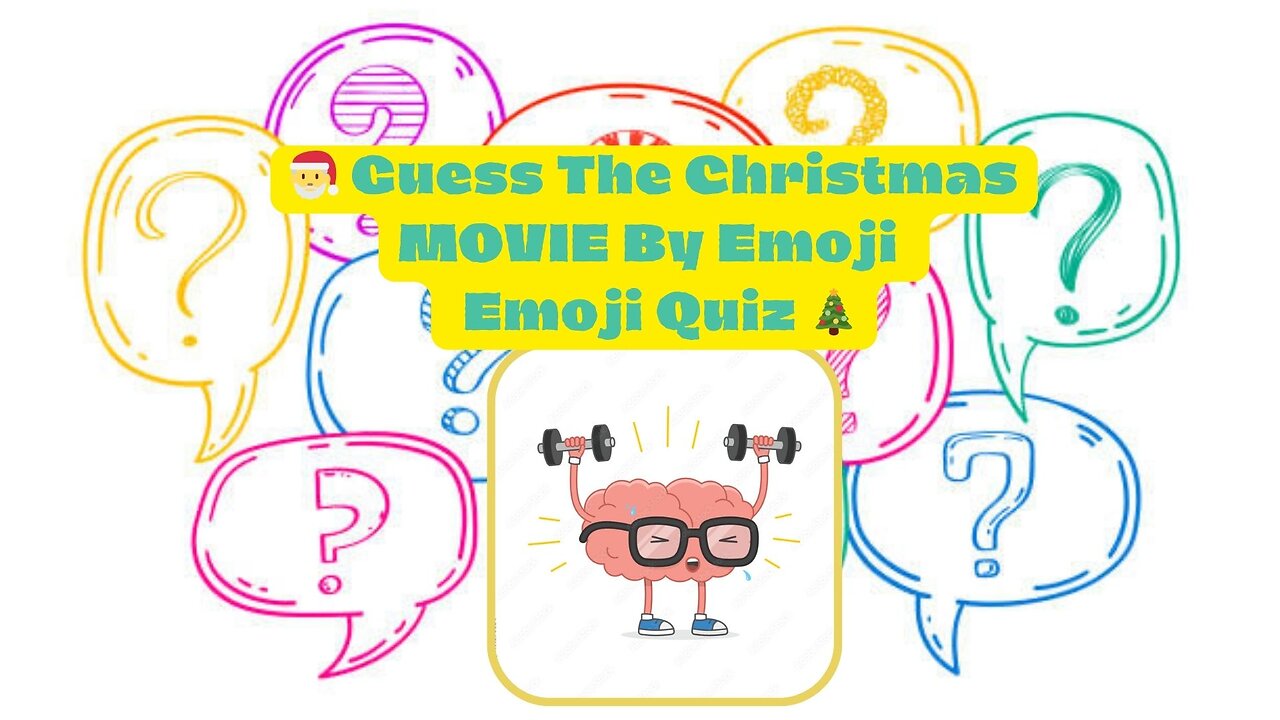 "Test Your Knowledge" (🎅 Guess The Christmas Movie By Emoji | Emoji Quiz 🎄)