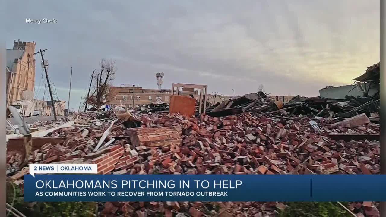 Oklahomans working to help victims of tornado outbreak