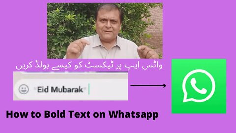 How to Bold Text on WhatsApp | واٹس ایپ پر ٹیکسٹ کو کیسے بولڈ کریں