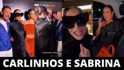 Carlinhos Maia e Sabrina Satto no Evento da Revista FORBES em São Paulo