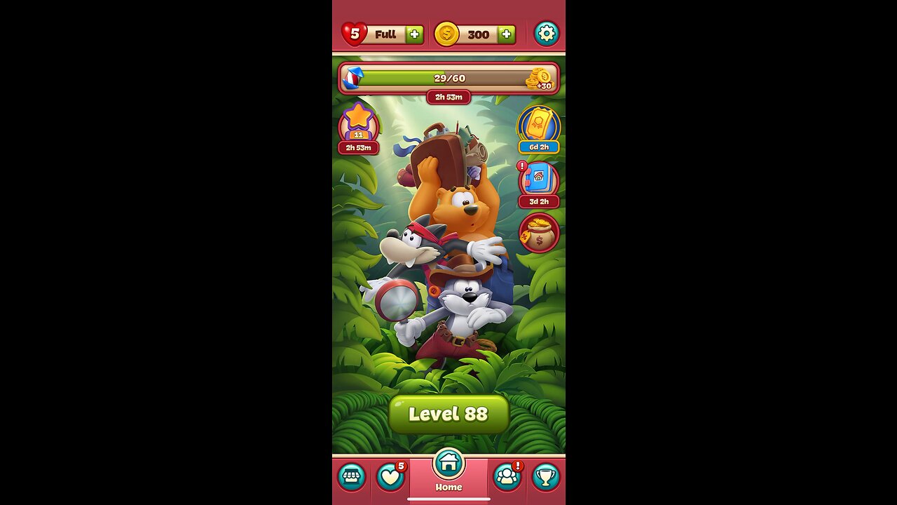 Toon Blast Level 88