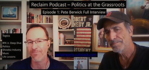 Welcome Everyone to Reclaim Podcast - Episode 1: Pete Berwick Full Interview