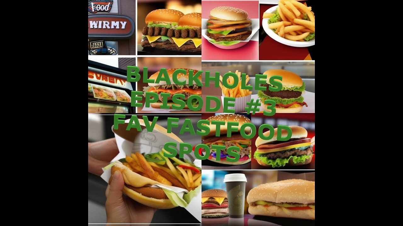 BLACKHOLES Series Ep #3: Filling Our Fatty Needs and our Top 5 Fave Fast Food Spots