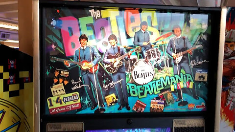 January 27, 2020 - Giving The Beatles Pinball Machine A Spin