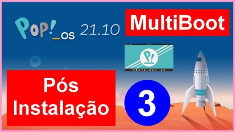 3- Pop OS Linux Pós Instalação Multiboot com Windows, Linux Mint e Lite. Temas do Windows no Linux