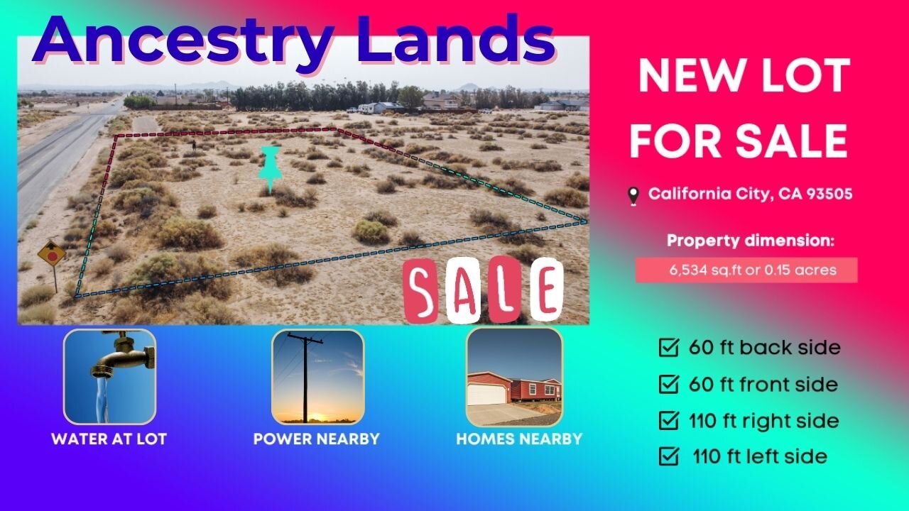 Hottest Deal of the Summer: Affordable 0.15 acres Land Ownership near Los Angeles - Ancestry Lands