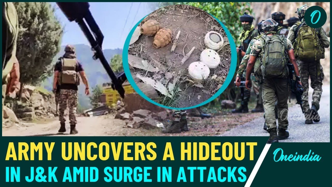 Hideout Busted in Kashmir's Poonch: 2 Grenades & 3 Pakistani Mines Recovered as Workers Face Attack