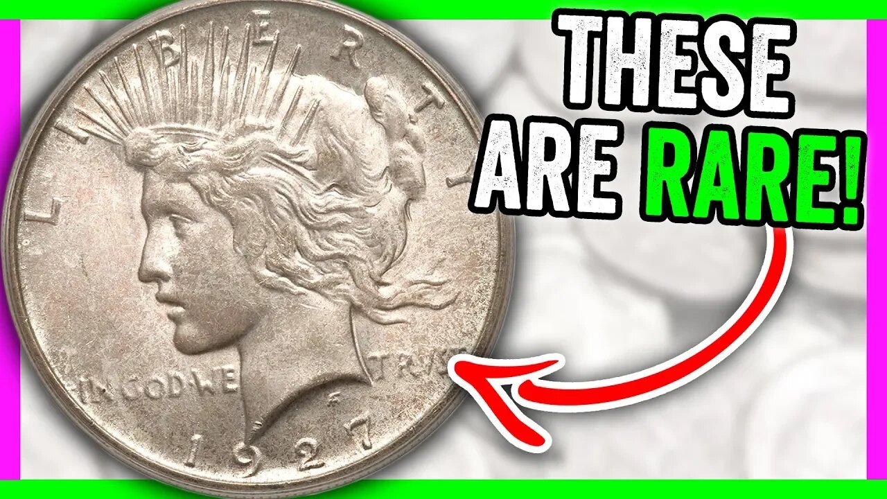 RARE PEACE DOLLAR COINS WORTH MONEY - OLD SILVER COINS TO LOOK FOR