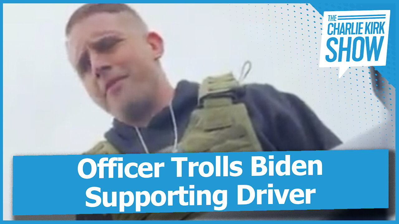 Officer Trolls Biden Supporting Driver