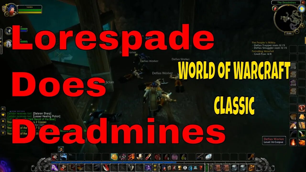 Lorespade Gets Powerleveled Thru Deadmines In Wow Classic Then Does WSG PVP BG