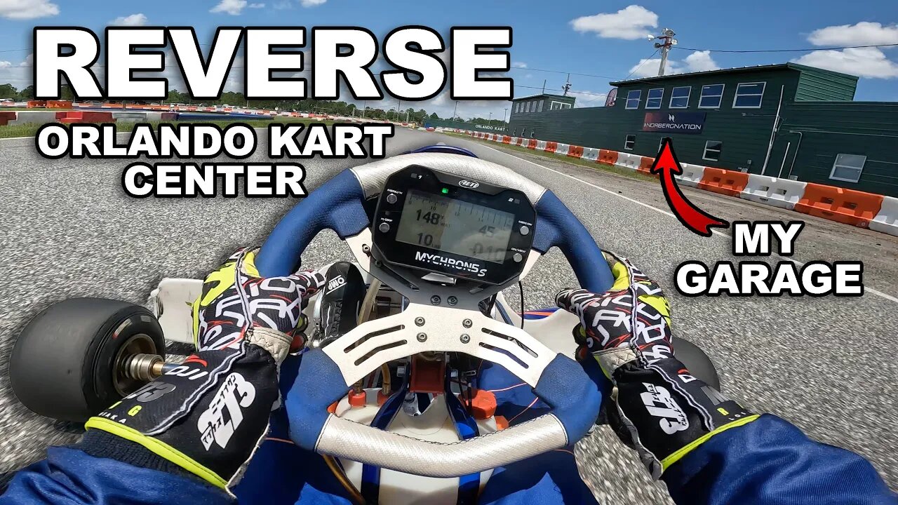 ORLANDO KART CENTER REVERSE!! DRIVER POV
