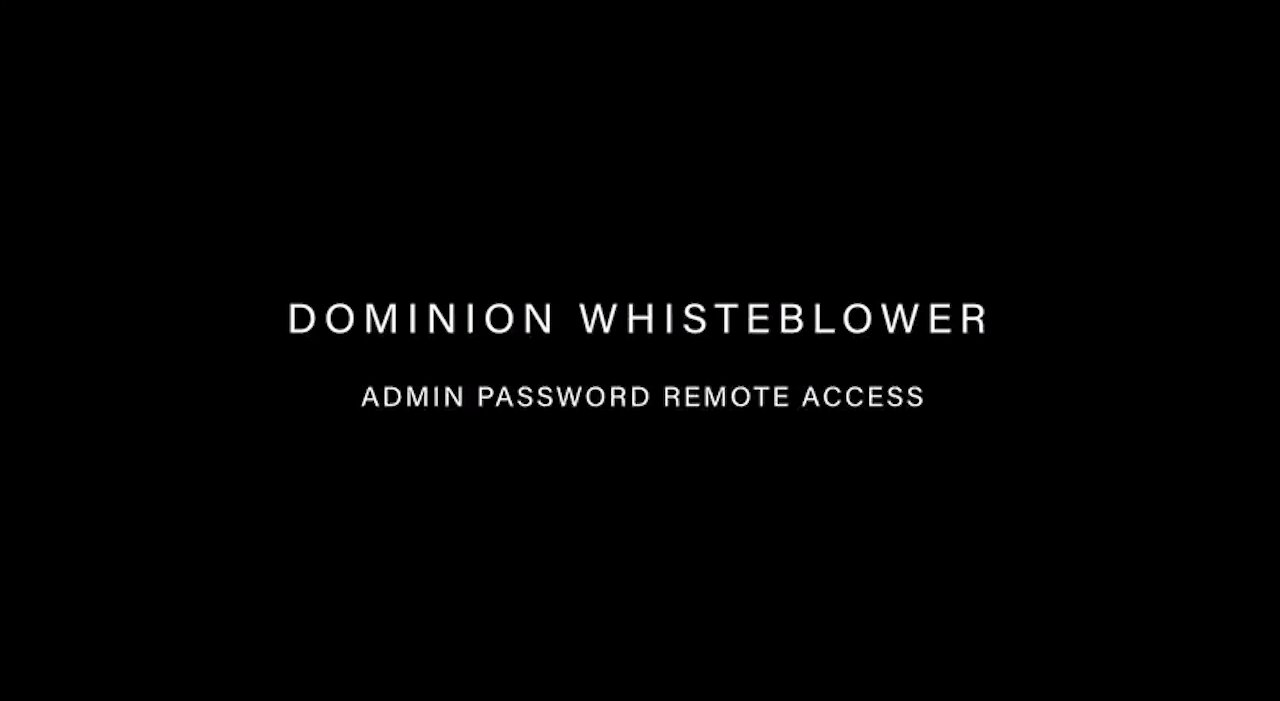 CodeMonekyZ Dominion whistle blower