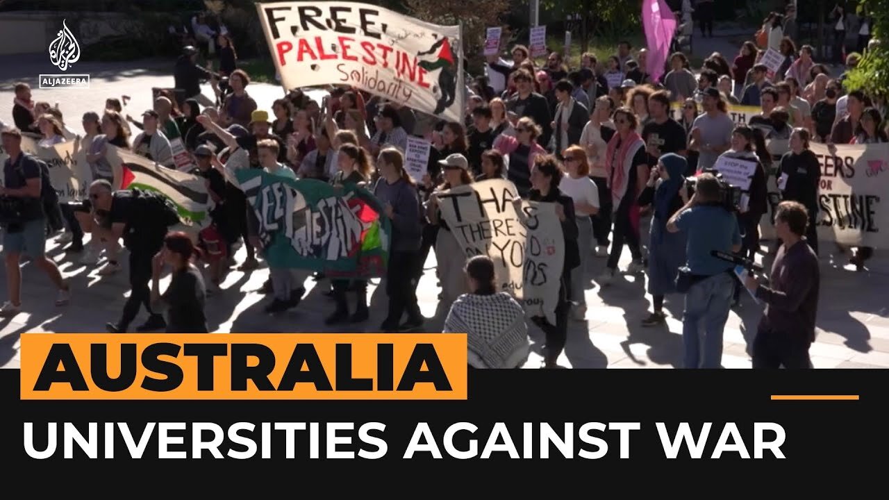 Australian students join protests for Palestine | Al Jazeera Newsfeed