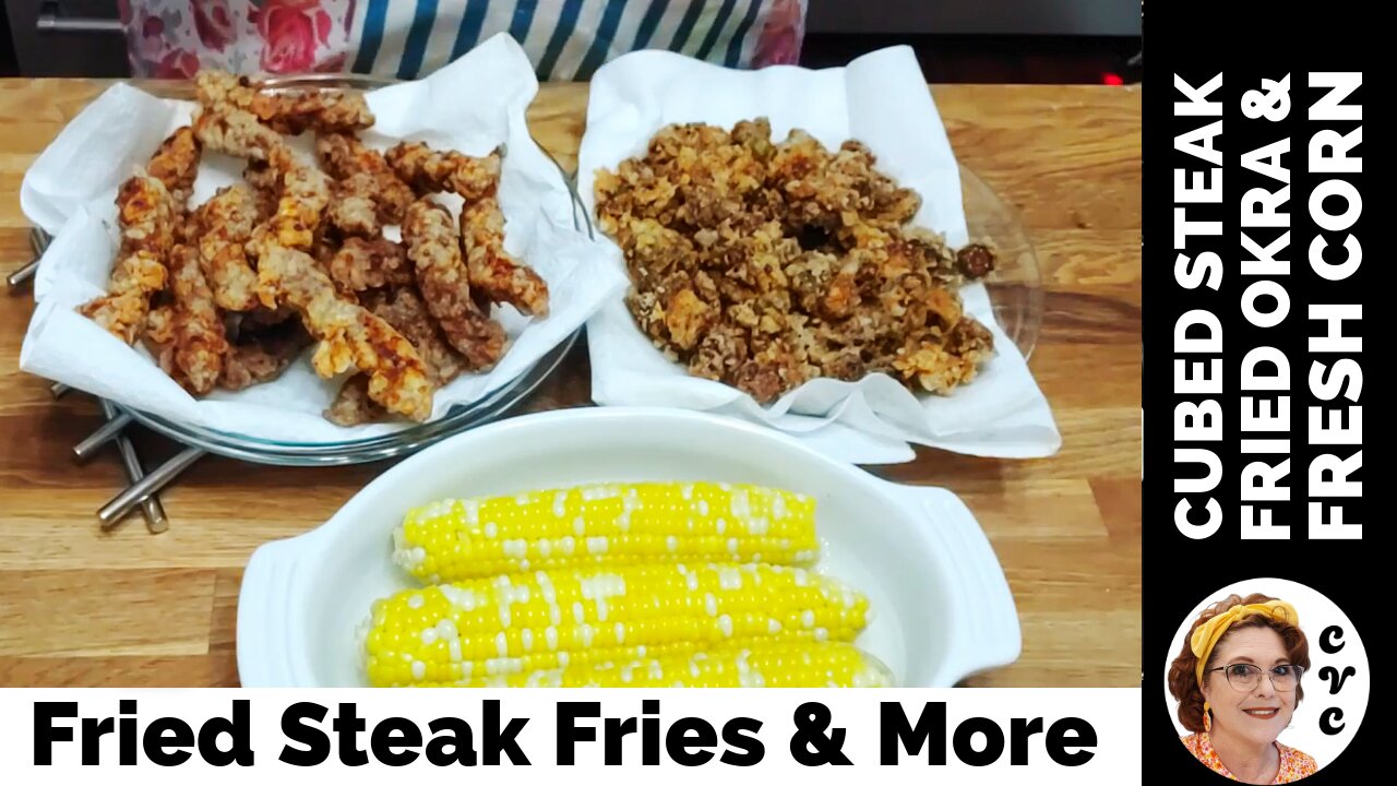 Cubed Steak Fries, Fried Okra and More, Collard Valley Cooks