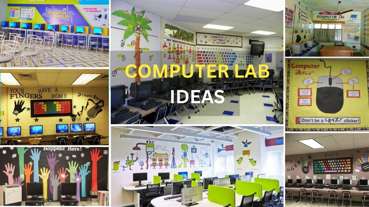 School computer lab design |computer lab decoration | computer lab design