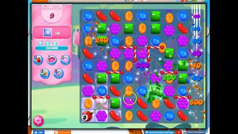 Candy Crush Level 3465 Talkthrough, 33 Moves 0 Boosters