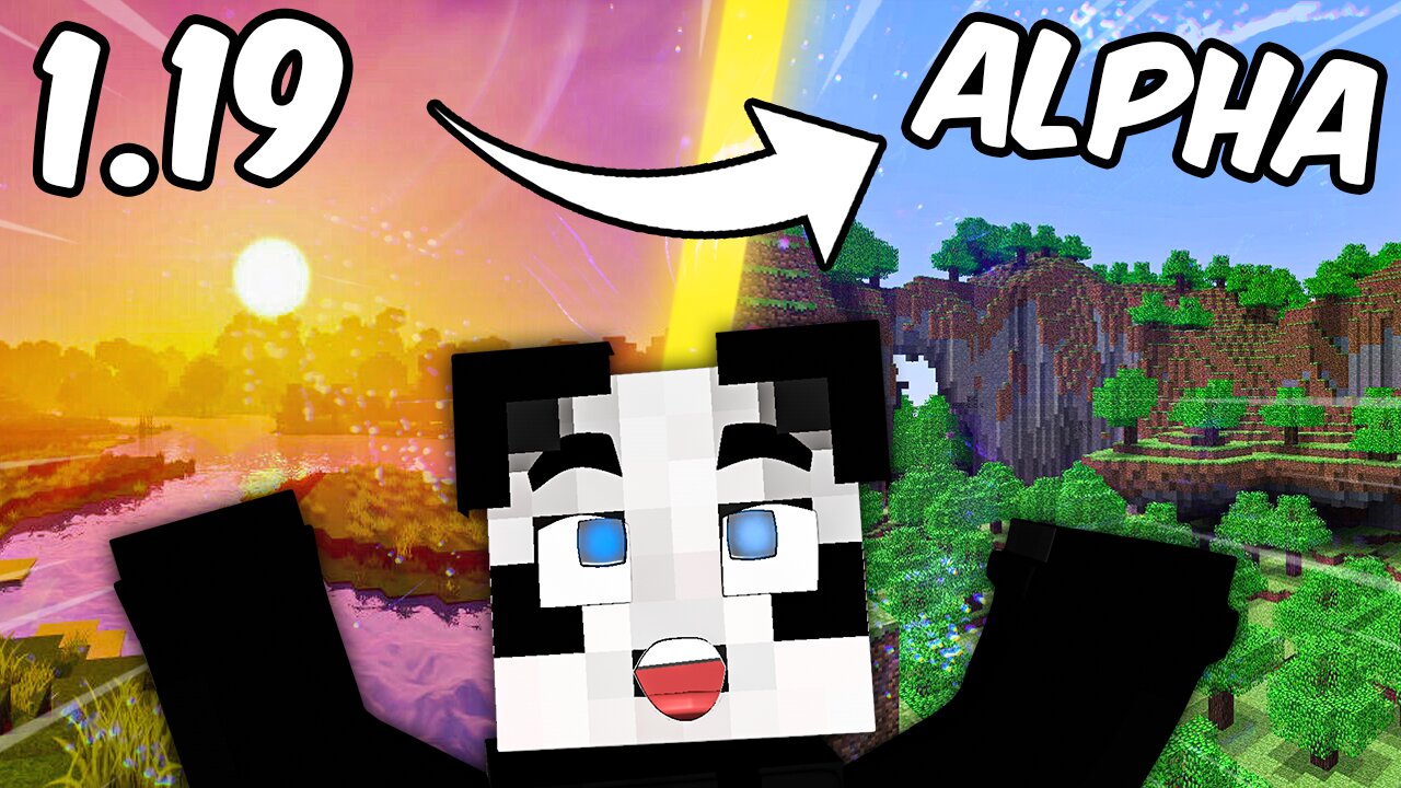 COFNĄŁEM SIĘ W CZASIE!!! ⏱️ (Zbyszkomania #4) #minecraft #alpha