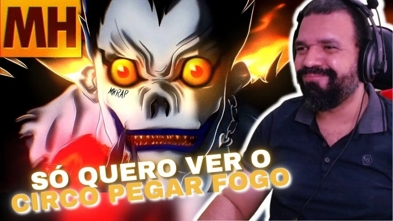 REAGINDO A Vibe Shinigami 🍎📓 (Death Note ) | Ryuk Style Trap | Prod. Sidney Scaccio | MHRAP