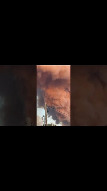 LA FURIA DEL FUEGO EN UTAH EE.UU PARECE UN VOLCÁN Great Wildfire in Fillmore, Utah (07/08/2022).